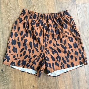 Leopard Print Shorts